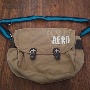 Aeropostale Canvas Messenger Bag